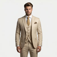 Slim Fit Three-Piece Suit - Yannick