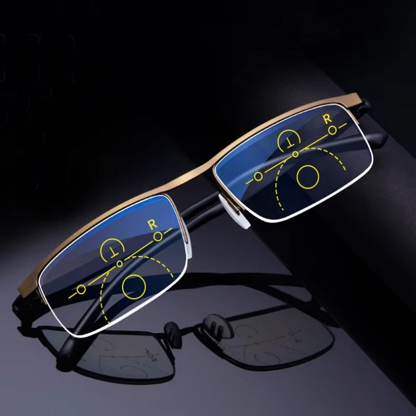 Lunettes de lecture progressives à zoom intelligent
