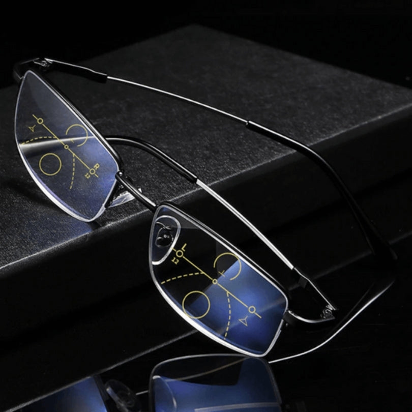 Lunettes de lecture progressives à zoom intelligent