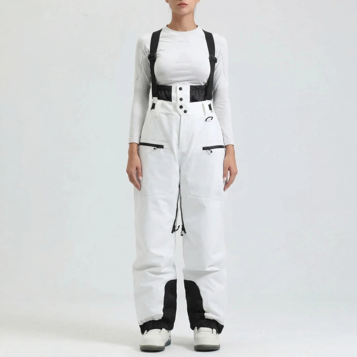 Snow Pants with Adjustable Suspenders