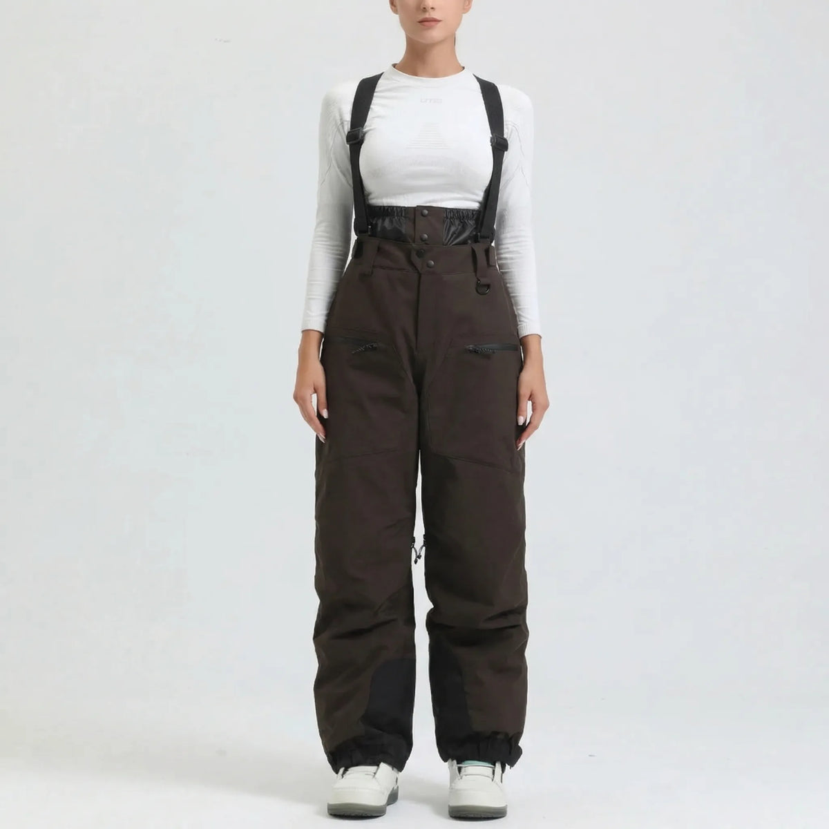 Snow Pants with Adjustable Suspenders