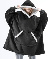 SNUGGOVA – Sudadera con capucha y manta de forro polar para máxima comodidad