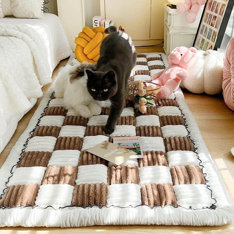 Couverture douce pour animaux en chenille – protection de canapé lavable et antidérapante pour chiens et chats