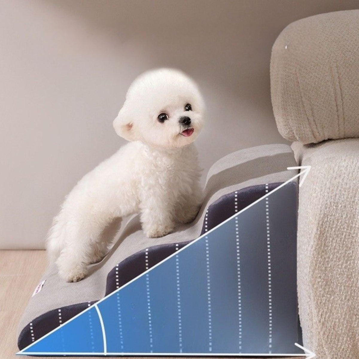 Soft Dog Stairs | Easy Access to Bed and Couch, Removable and Washable Cover