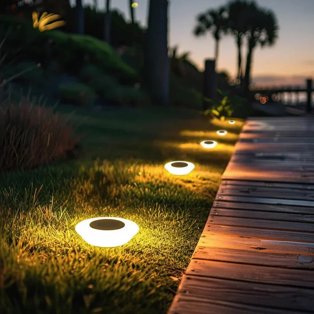 Solar LED Pathway Lights — Waterproof All-Weather Design