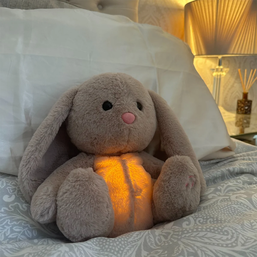Soothing Plush Toy with Light and Sound for Children, Soft and Safe for Cuddling
