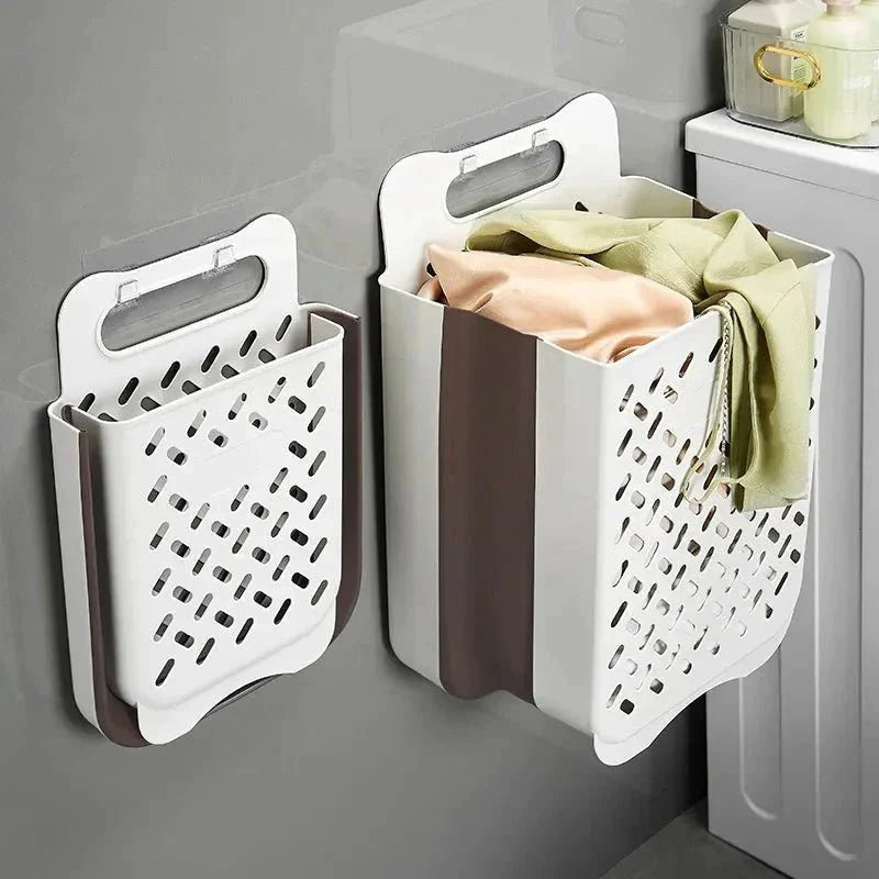 Space-Saving Expandable & Collapsible Laundry Basket