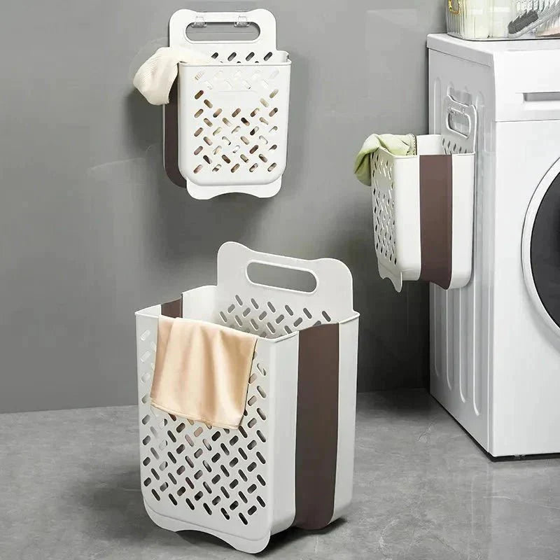 Space-Saving Expandable & Collapsible Laundry Basket