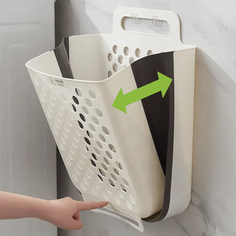 Space-Saving Expandable & Collapsible Laundry Basket