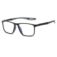 Lunettes de lecture de sport avec filtre anti-lumière bleue – Monture rectangulaire ultralégère (+1.00 à +4.00 dioptries)