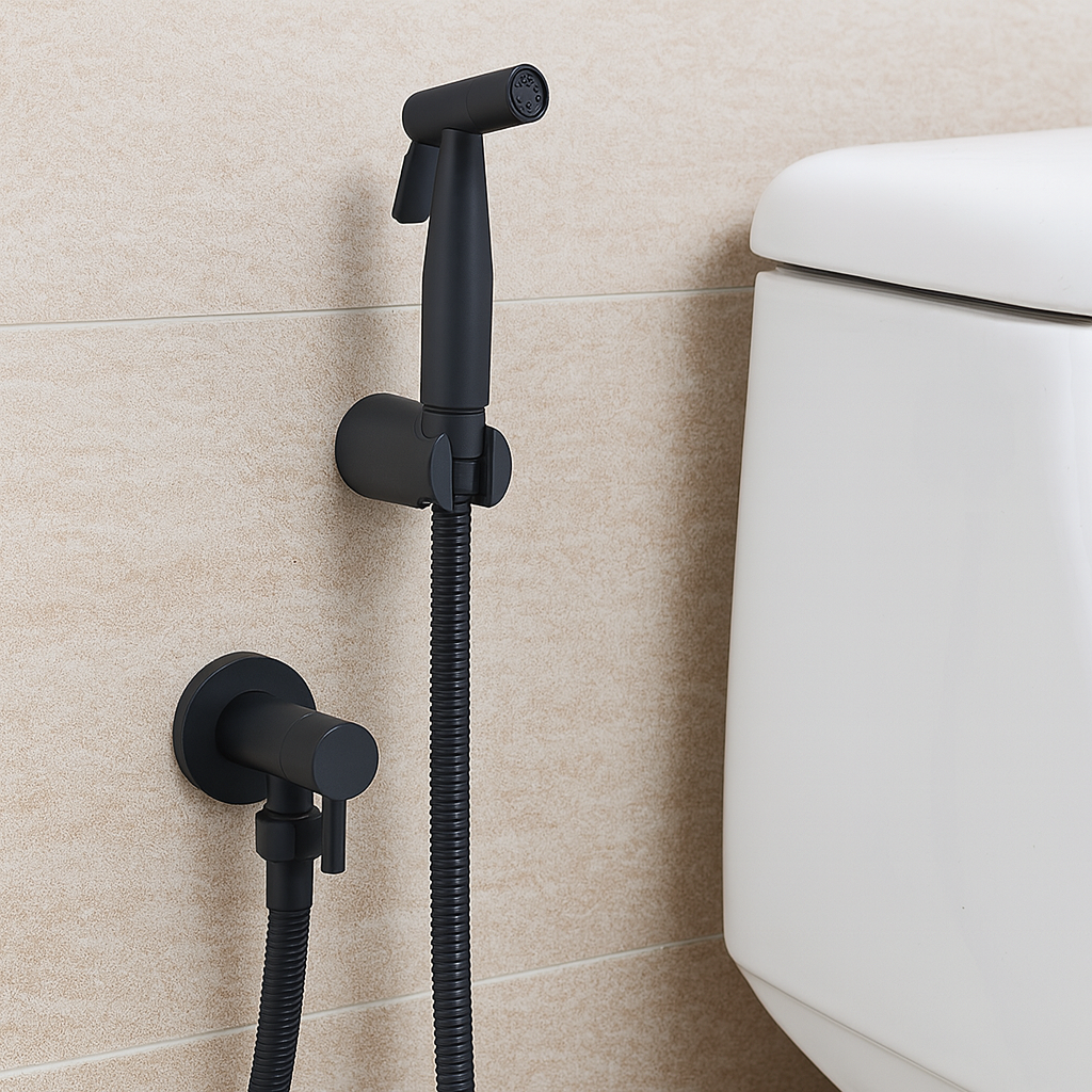 Douchette de bidet portative en acier inoxydable - Douchette de bidet pour toilettes avec fixation murale