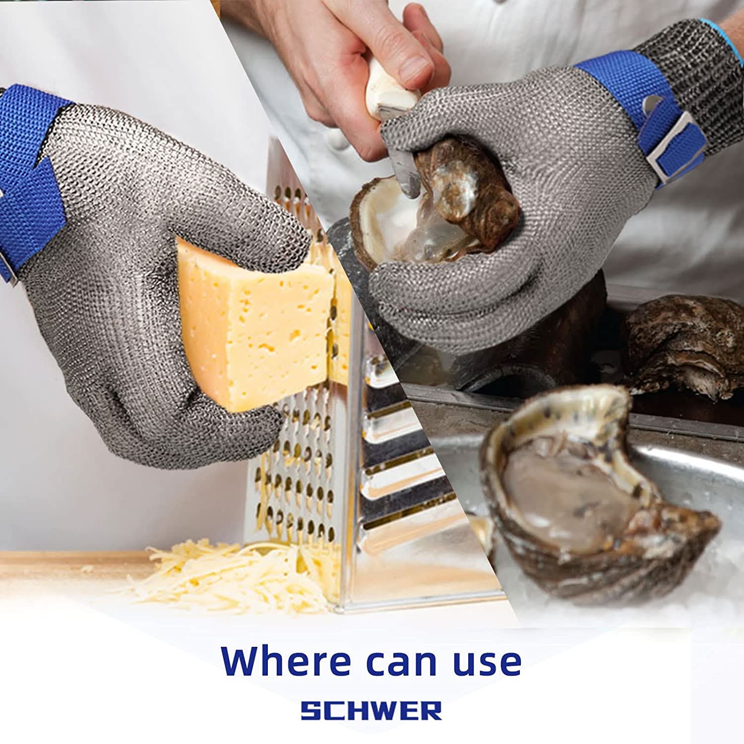 STEELSAFE PRO - Stainless steel safety gloves with maximum cut resistance