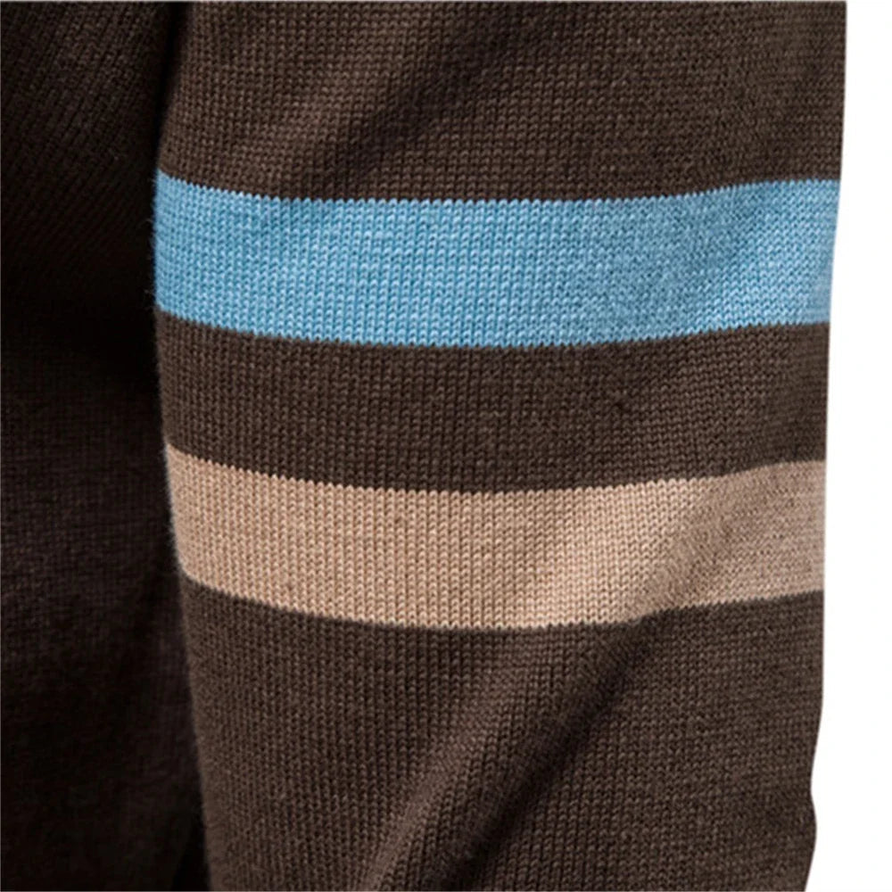 Striped-Shoulder Track Jacket