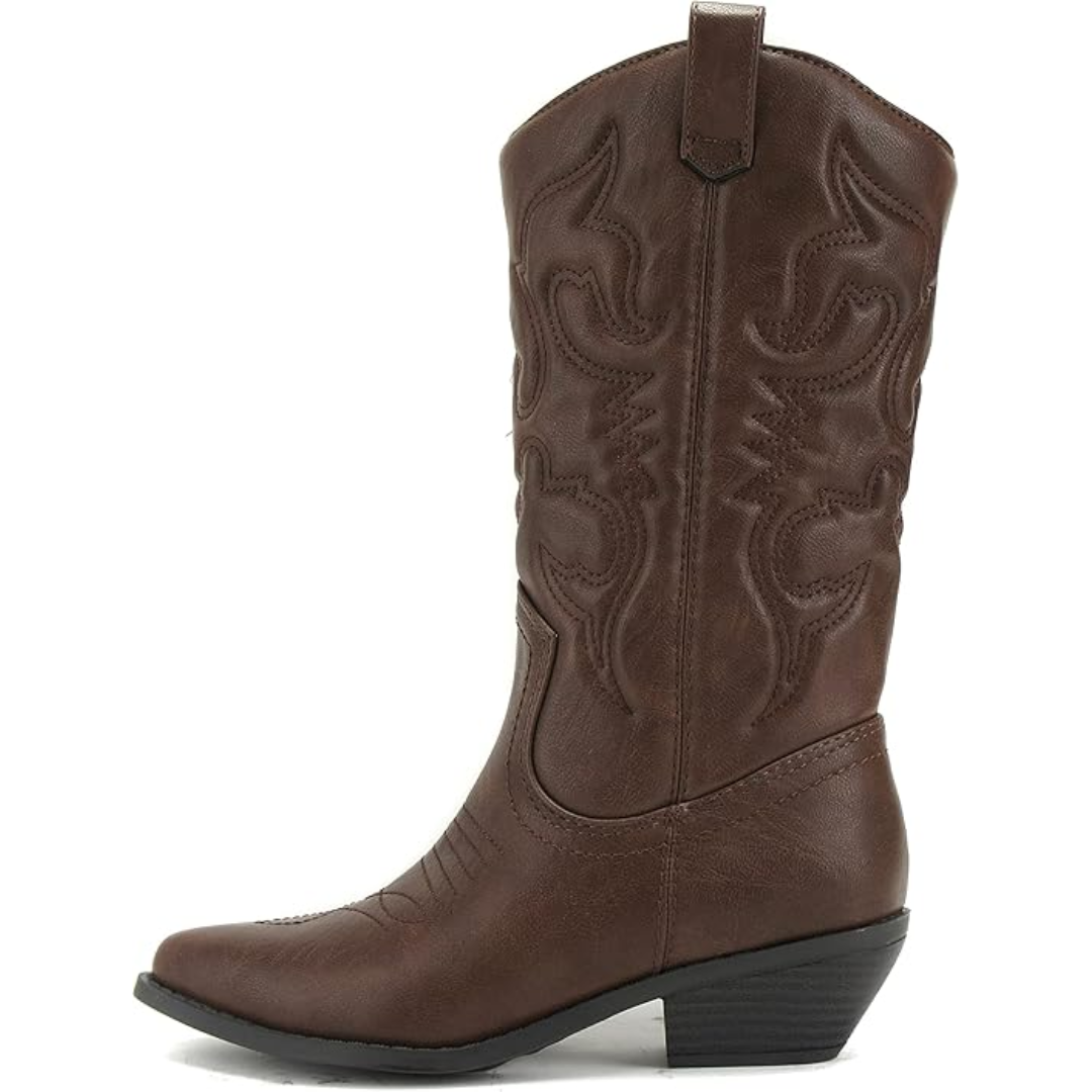 Bottes western élégantes à bout pointu