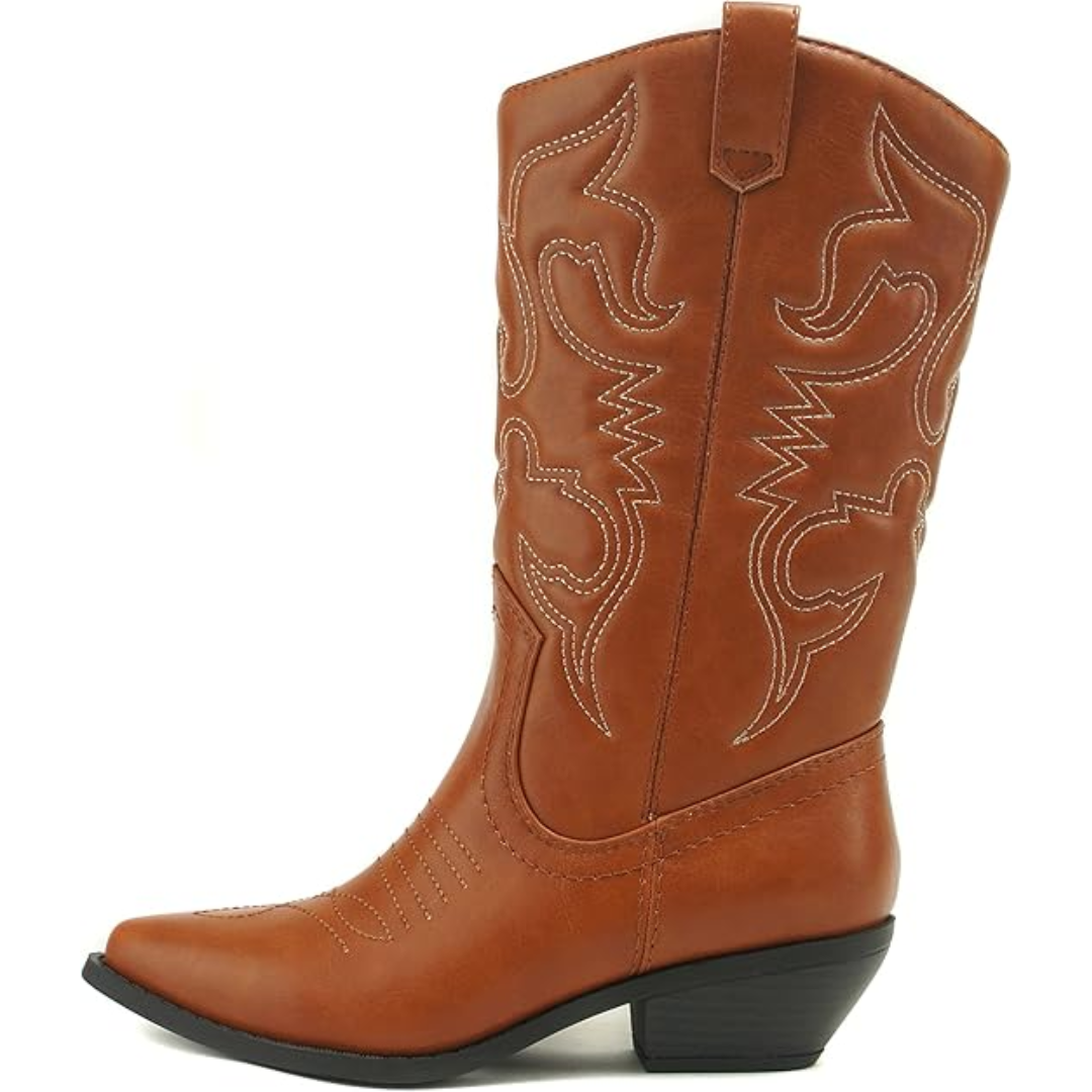 Bottes western élégantes à bout pointu