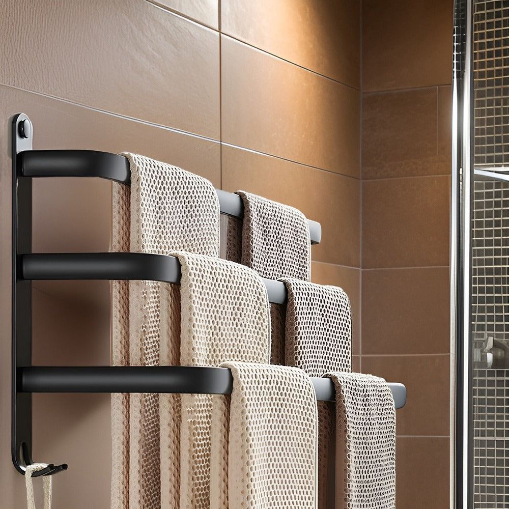 Stylish Wall-Mounted Towel Rack – Space-Saving for the Bathroom