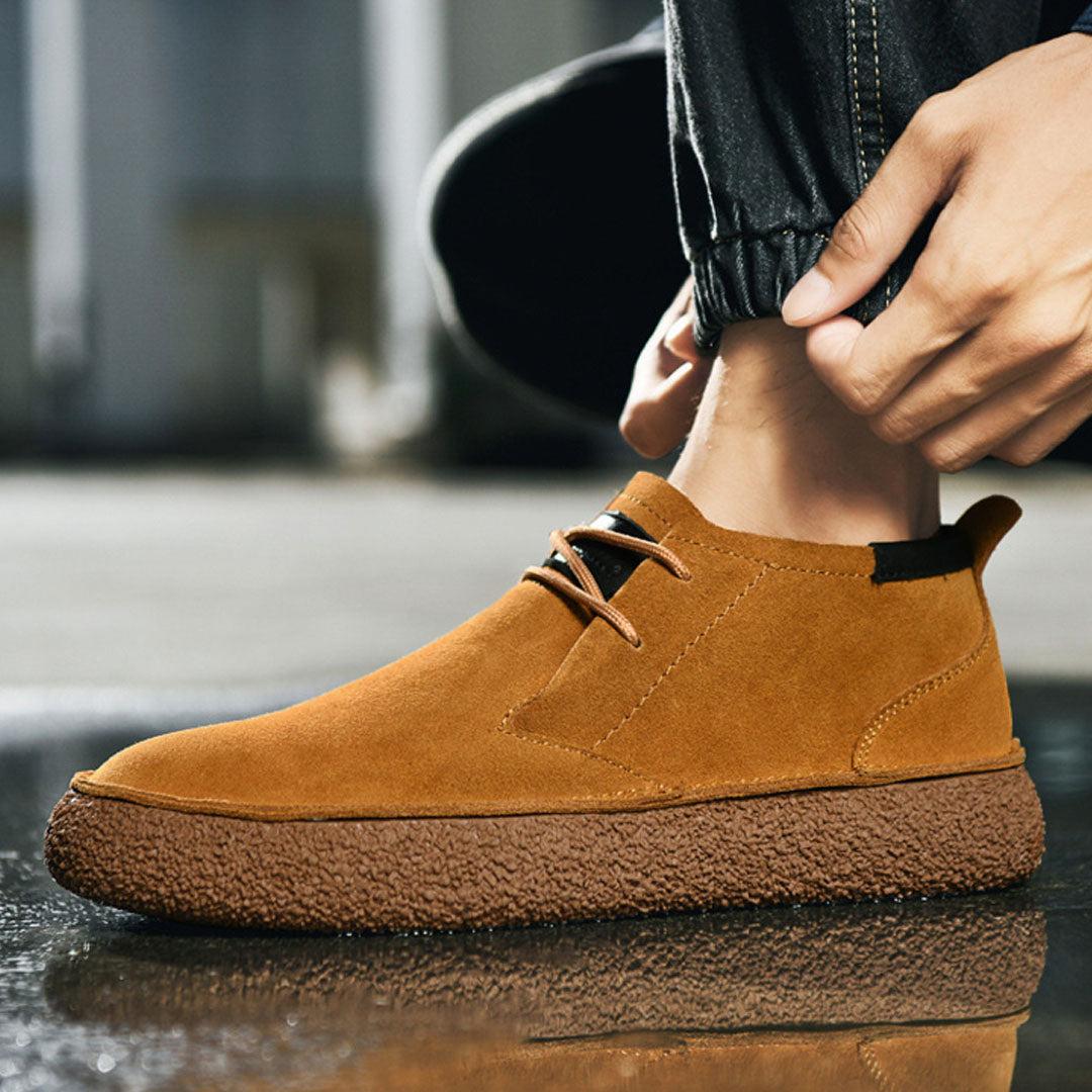 SuedeStride™ — Command Every Step with Unshakable Confidence and All-Day Comfort