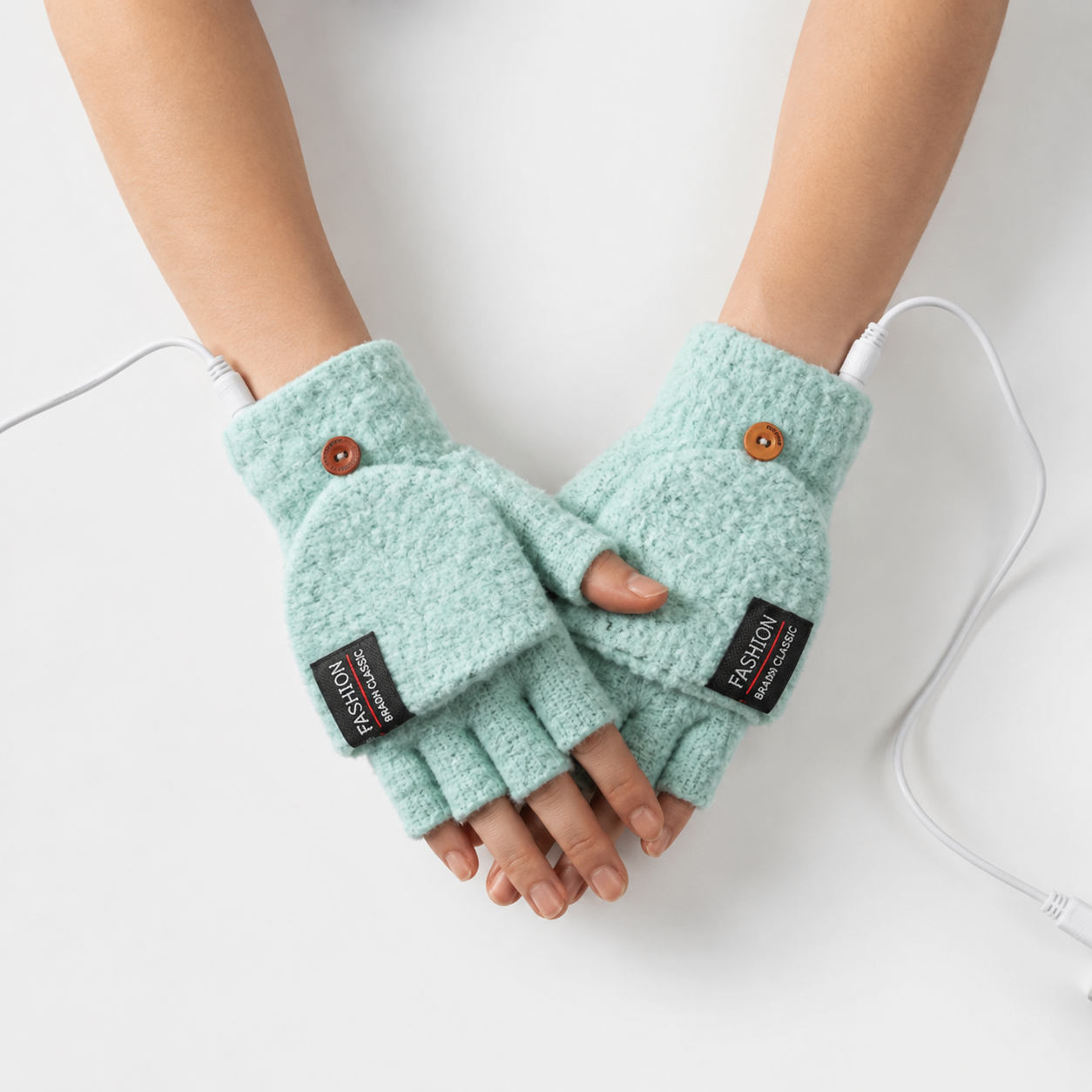 Thermowrap Convertible USB Heated Gloves