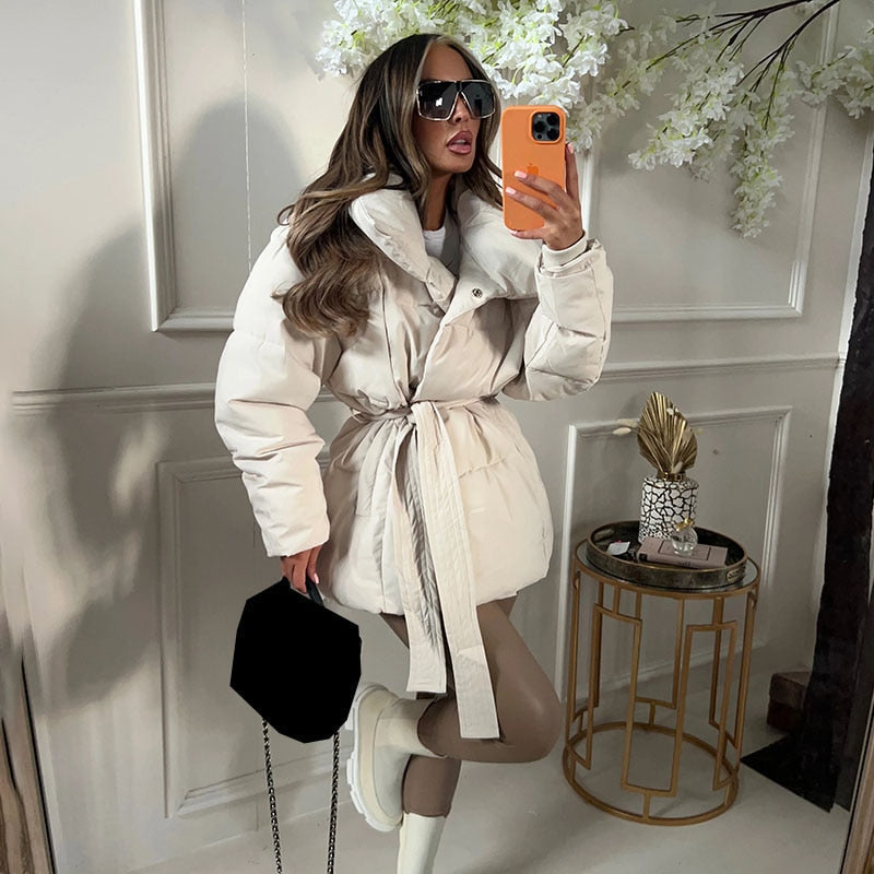Thick Belted Jacket