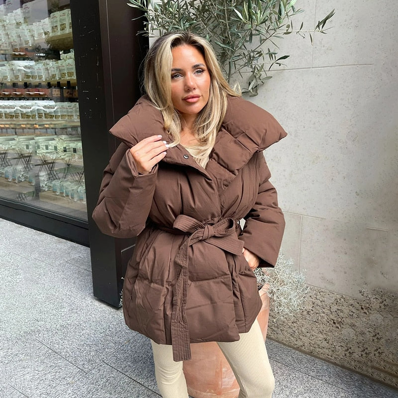 Thick Belted Jacket