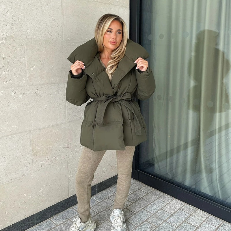 Thick Belted Jacket