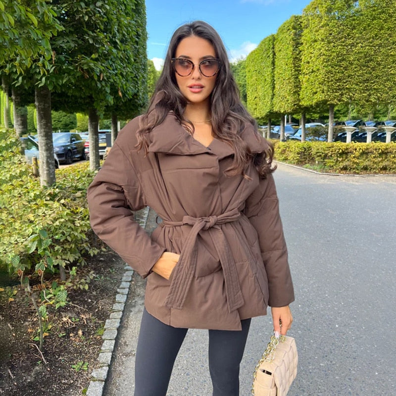 Thick Belted Jacket