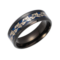 Anillos de Dragón de Acero de Titanio