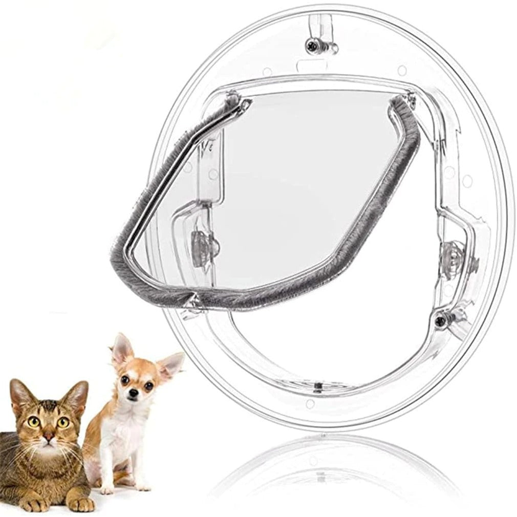 Transparent Pet Door for Control