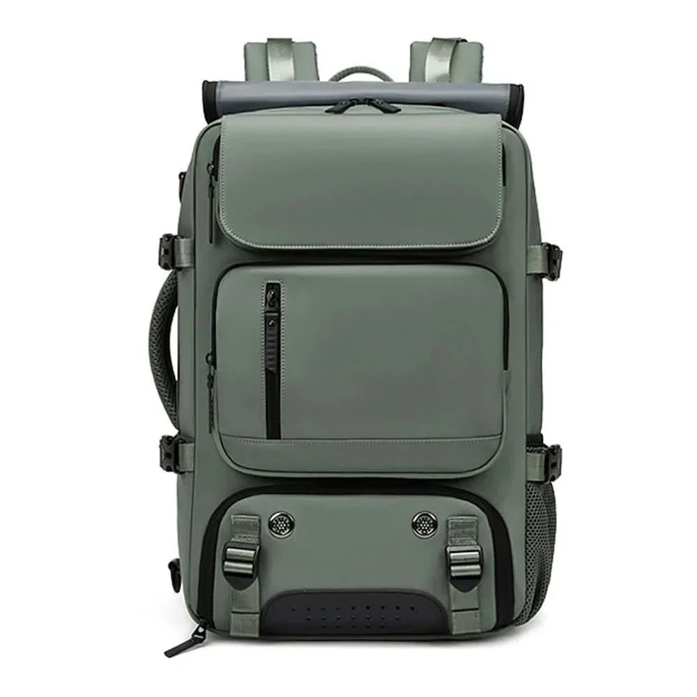 TRAVELMAX Pack - Large waterproof travel backpack with USB port
