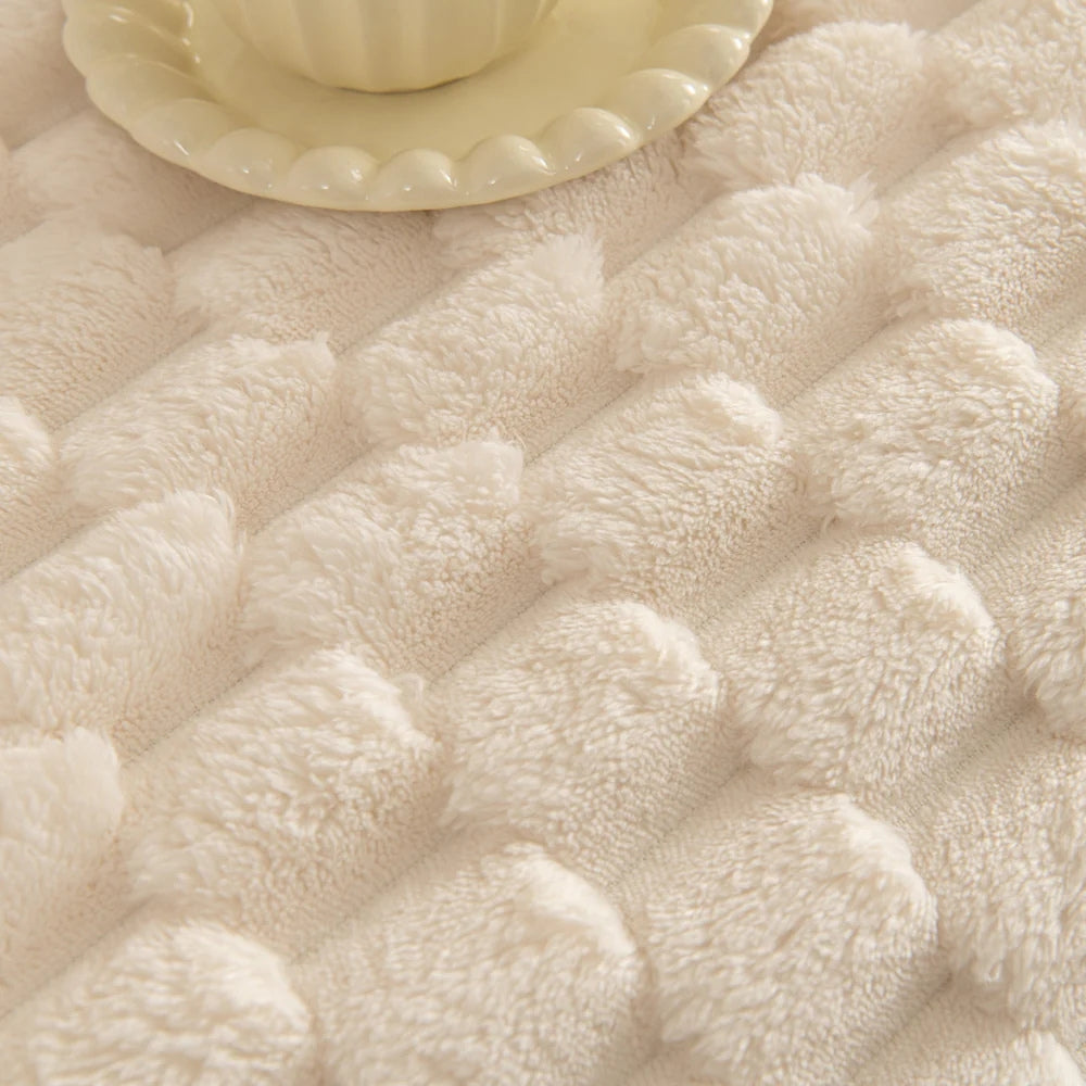 Tufted Rabbit Faux Sofa Cover