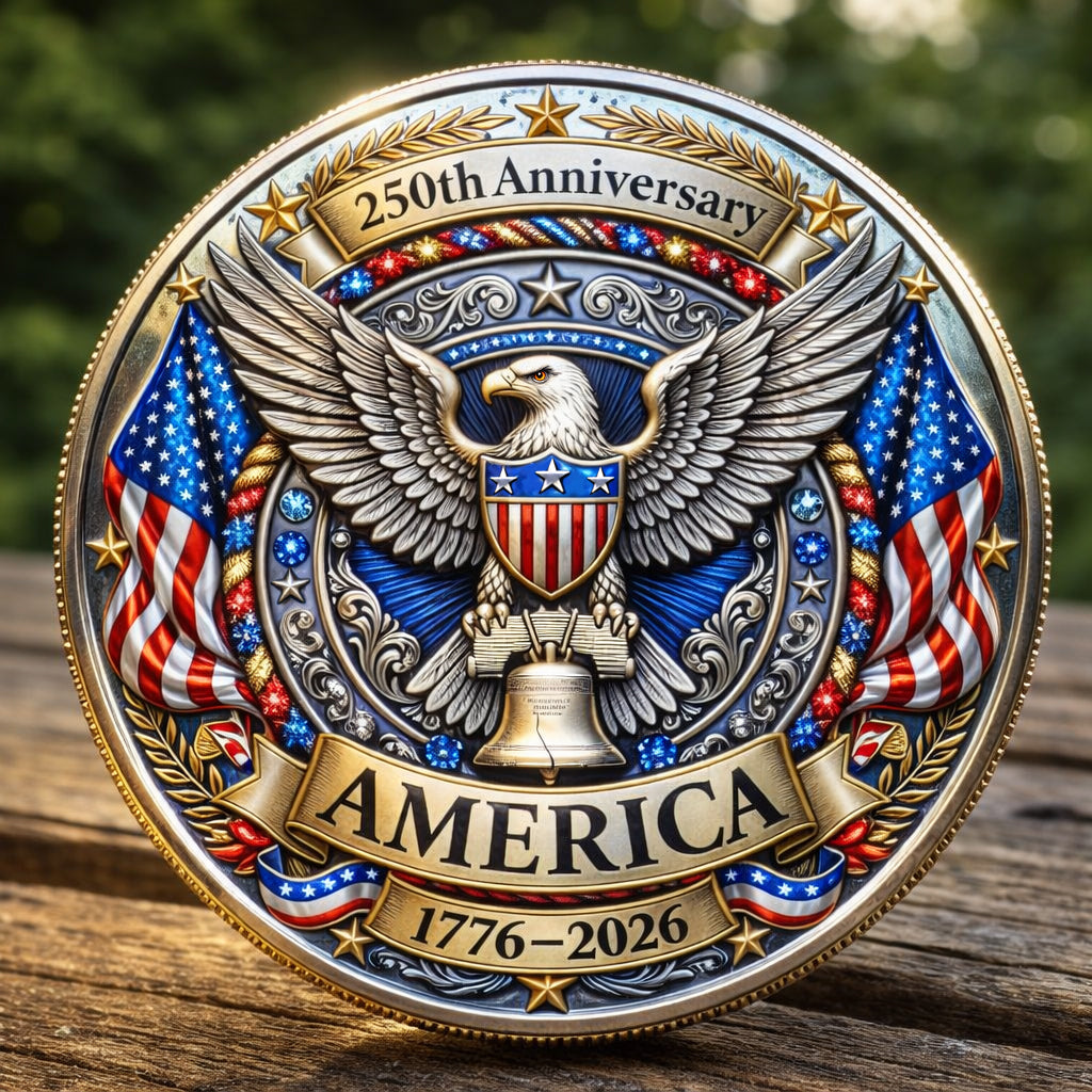 Pièce commémorative du 250e anniversaire des États-Unis