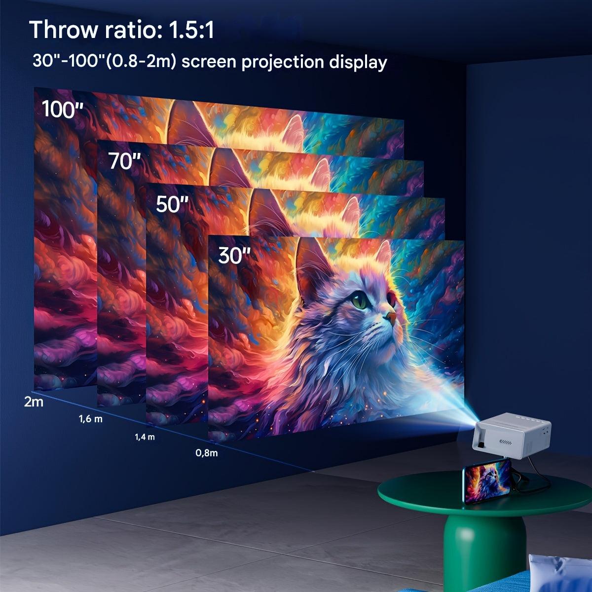 Ultra-Compact Mini Projector (3000 Lumens) - LumoBeam