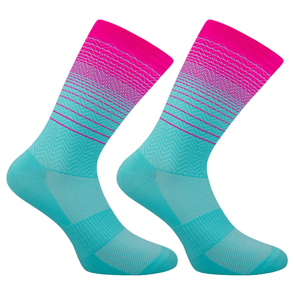 Chaussettes de sport colorées unisexes
