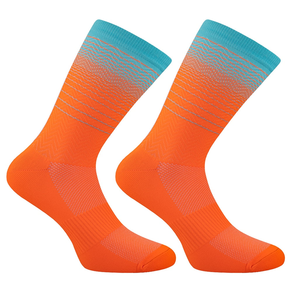 Chaussettes de sport colorées unisexes