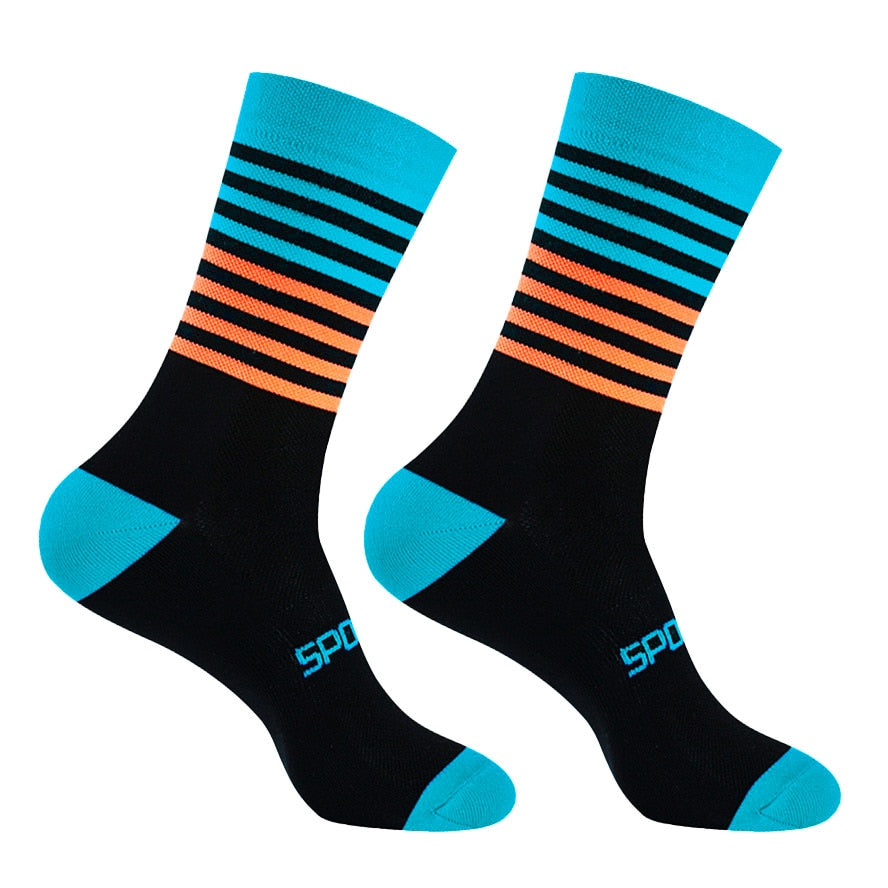 Chaussettes de sport colorées unisexes