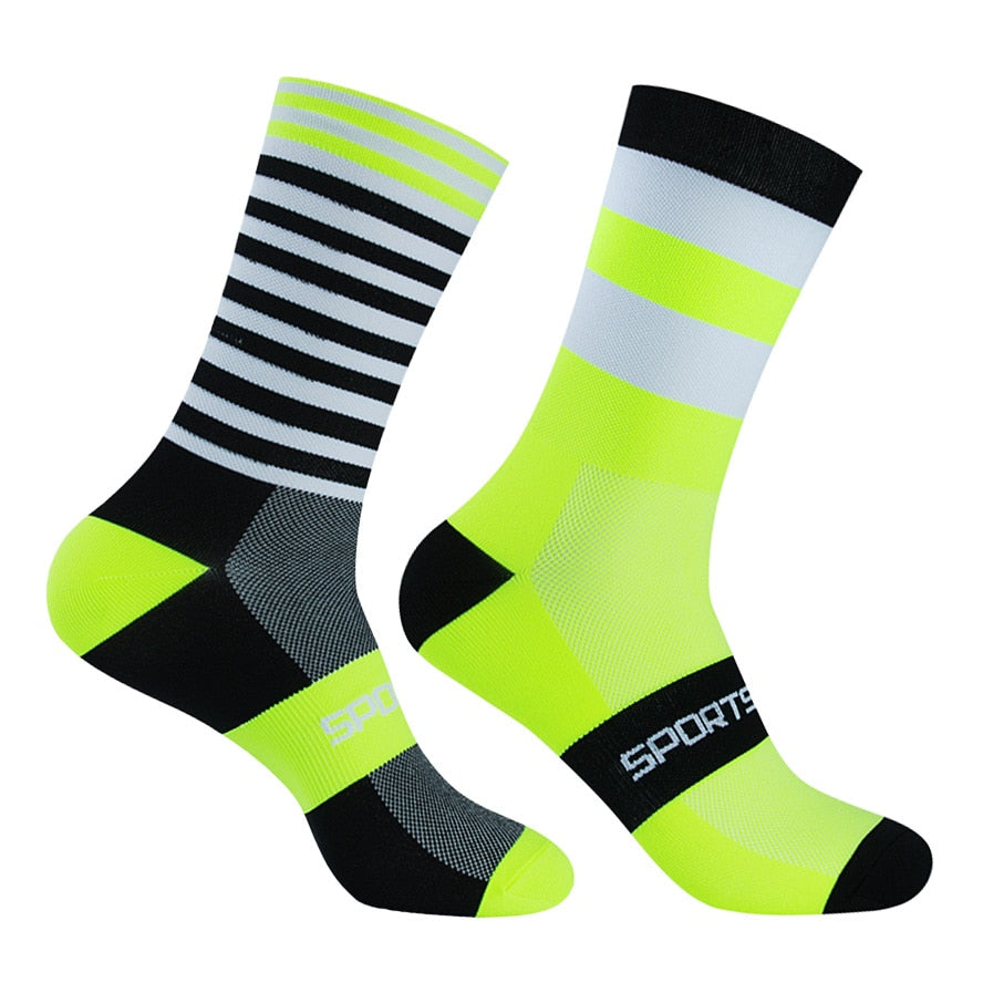 Chaussettes de sport colorées unisexes