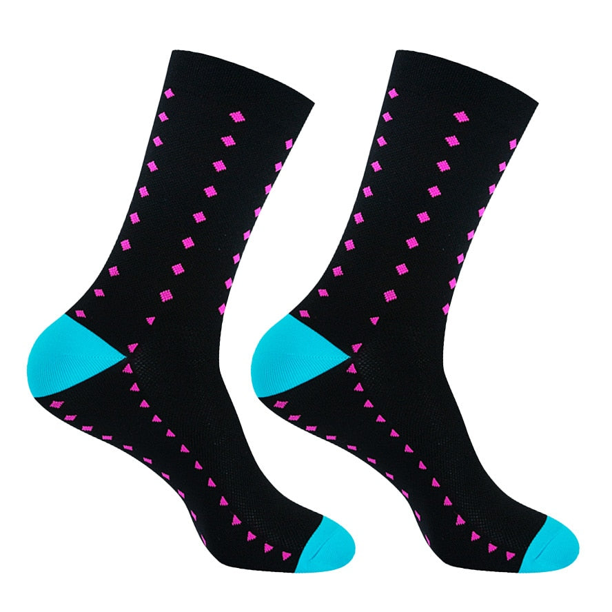 Chaussettes de sport colorées unisexes