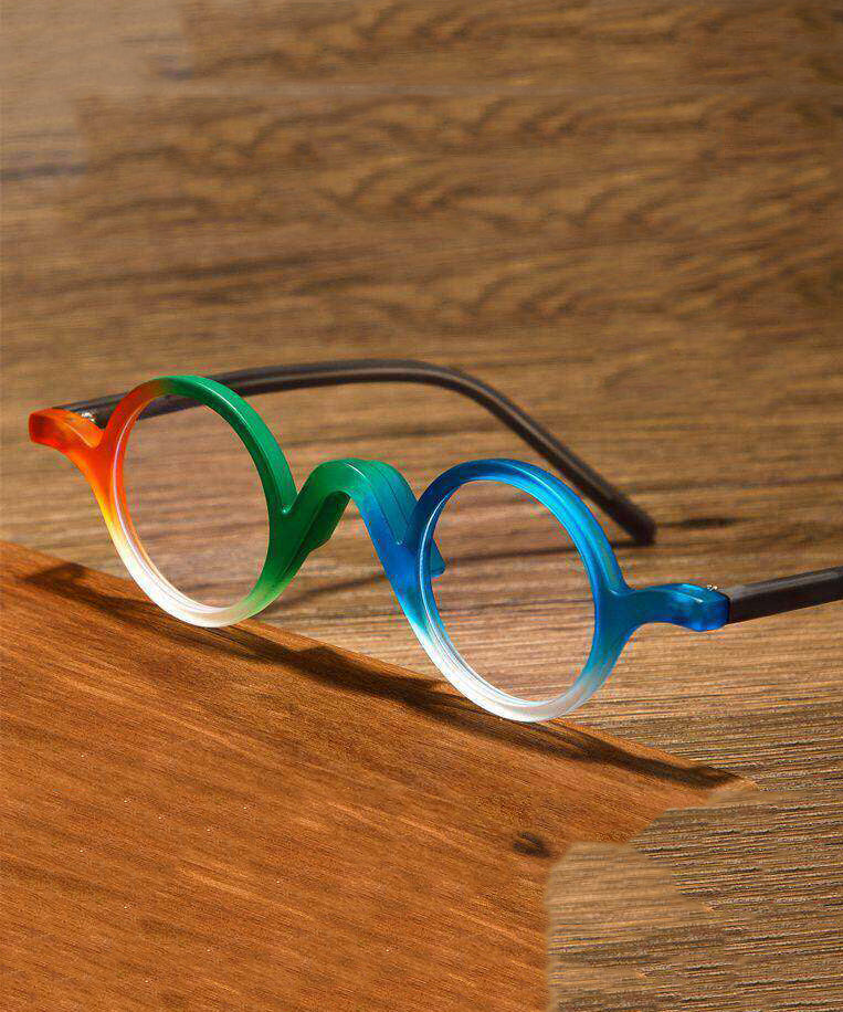 Unisex Full Frame Rainbow Reading Glasses
