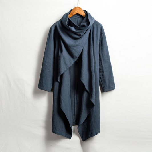 Unisex Hooded Linen Cloak