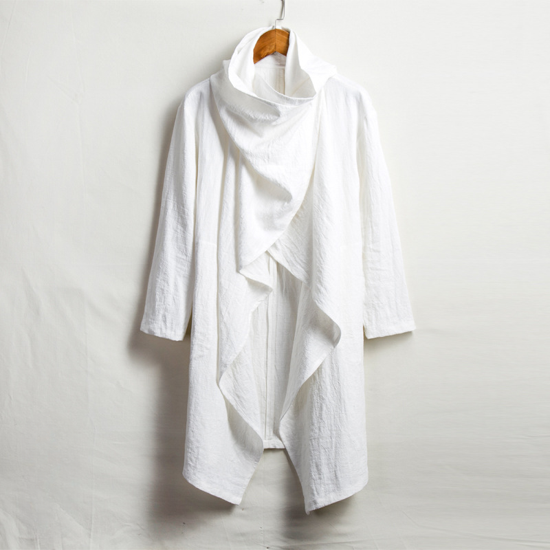 Unisex Hooded Linen Cloak