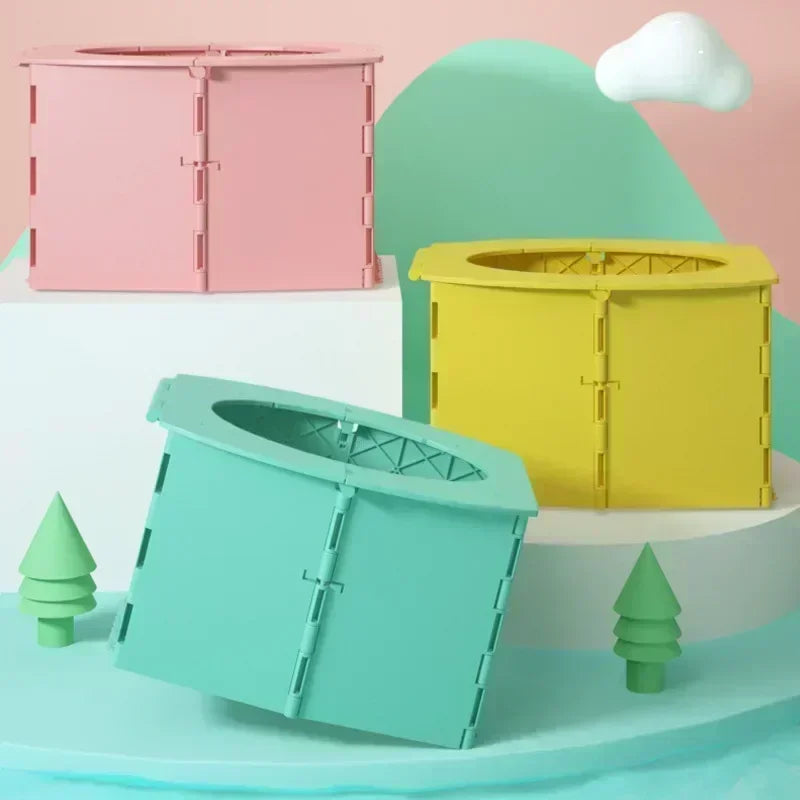 Siège de pot portable et pliable unisexe pour l’apprentissage de la propreté en déplacement