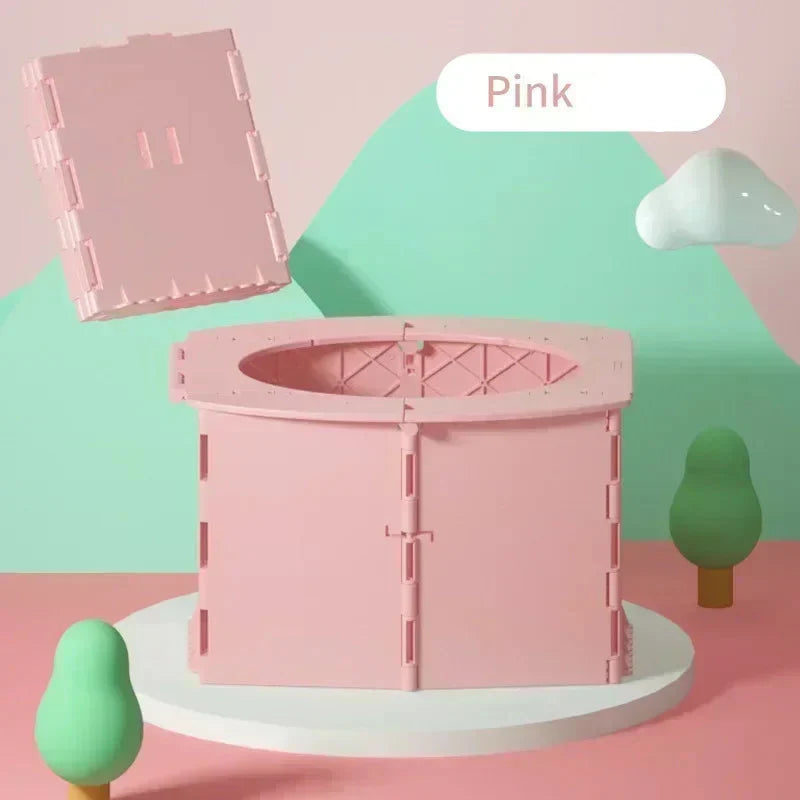 Siège de pot portable et pliable unisexe pour l’apprentissage de la propreté en déplacement