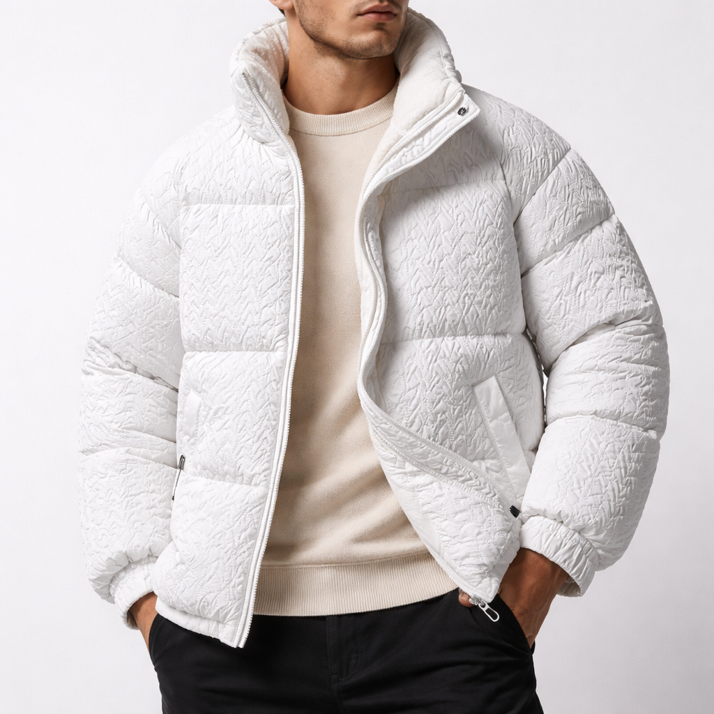 Unisex Sherpa Puffer Jacket - Warm Outerwear