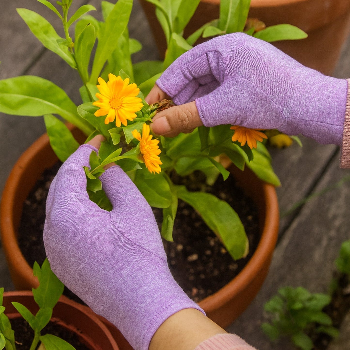 Gants chauffants thérapeutiques unisexes
