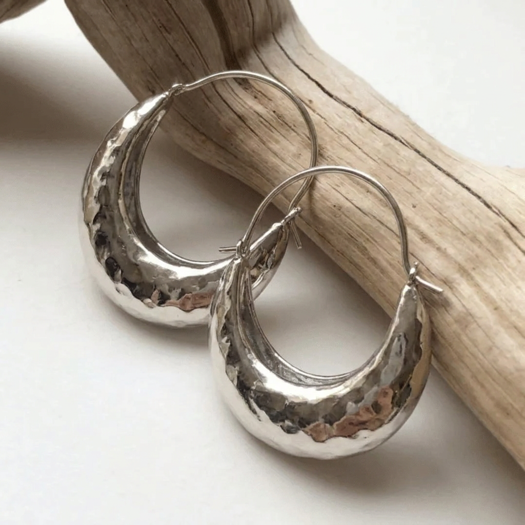 Vintage Gold Basket Earrings