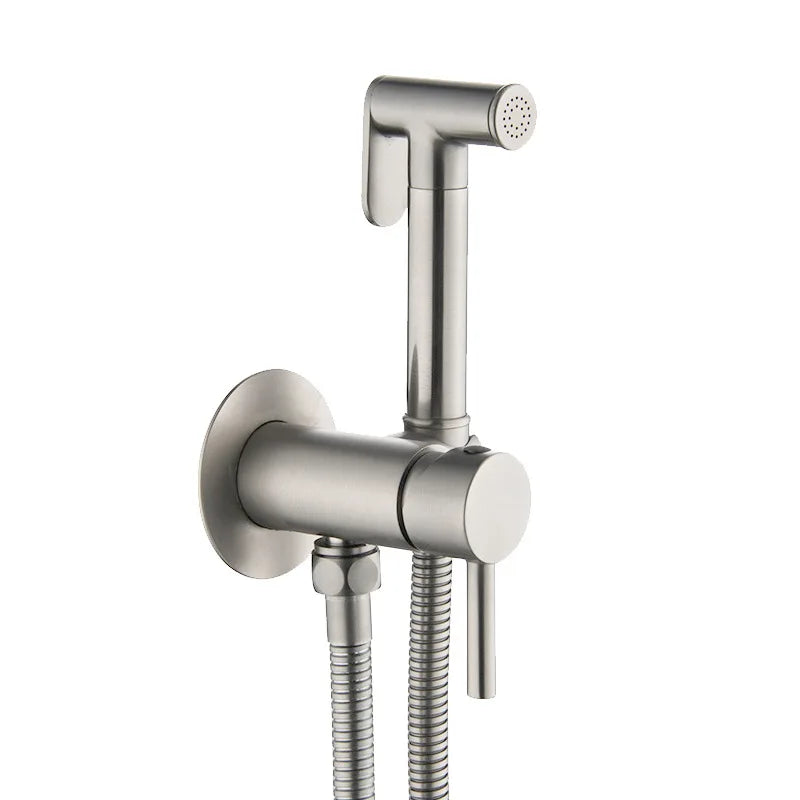 Wall-Mounted Bidet Sprayer Faucet Set