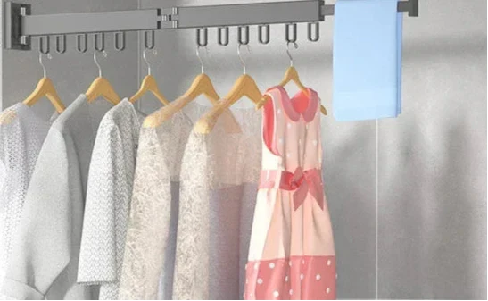Wall-Mounted Clothes Drying Rack