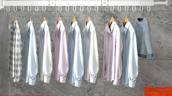 Wall-Mounted Clothes Drying Rack