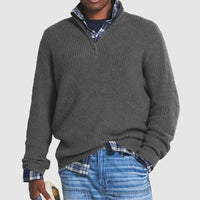Warm Soft Quarter-Zip Sweater