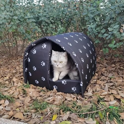Maison extérieure imperméable et chaude pour chat